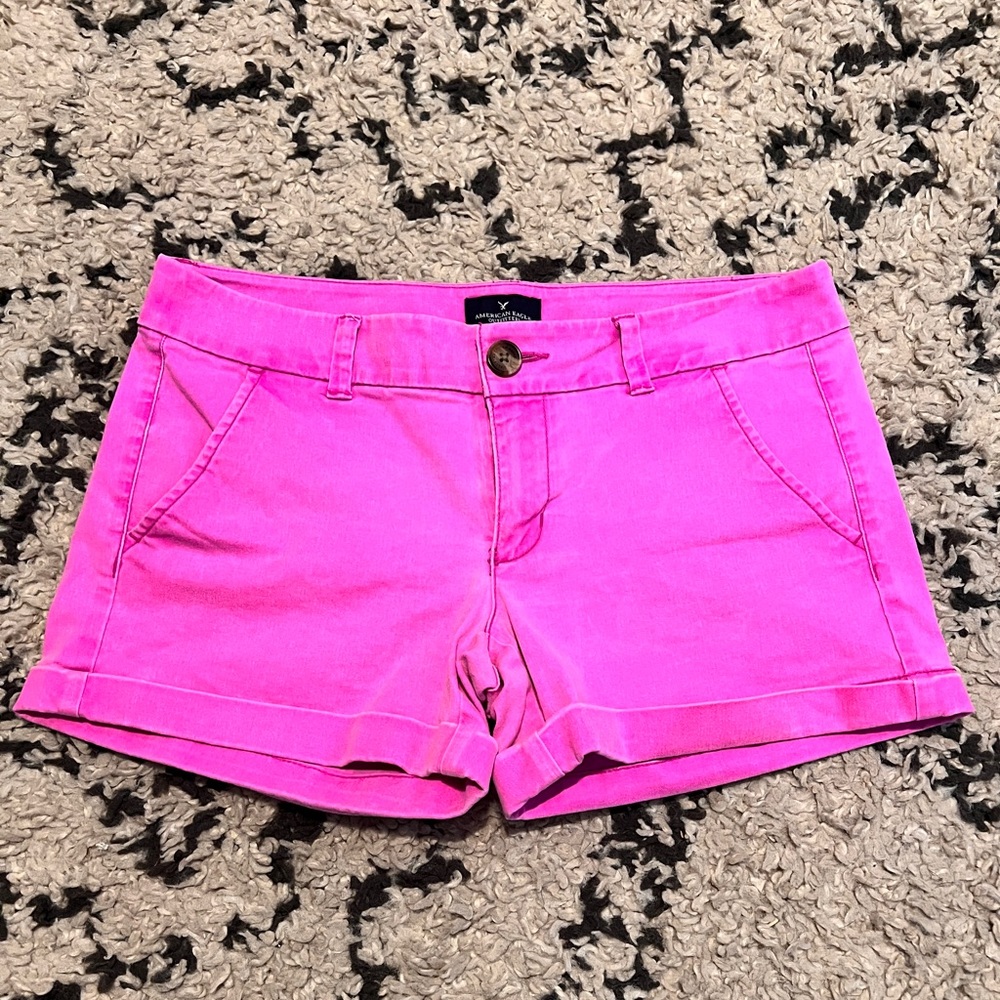 Pink AE Midi Shorts - Size 6